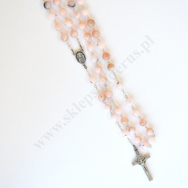 RÓŻANIEC OPAL RÓŻOWY - 5838