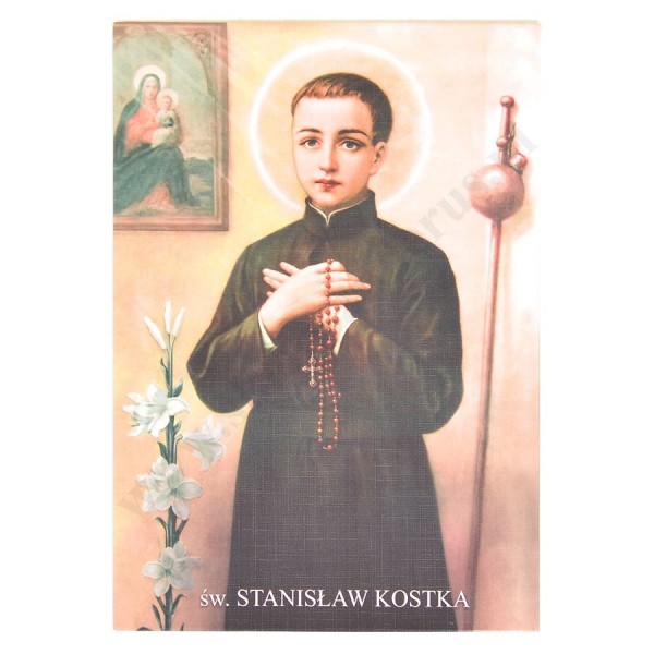 ŚW. STANISŁAW KOSTKA - obrazek format 14.5 x 21 cm - 51549