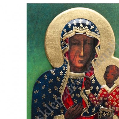 MATKA BOŻA CZĘSTOCHOWSKA - obrazek 12.6 x 15.8 cm - 87584