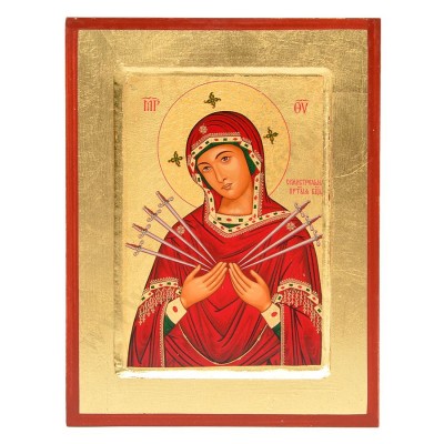 SIEDEM MIECZY BOLEŚCI MATKI BOŻEJ - ikona 18 x 23.5 cm - 83567