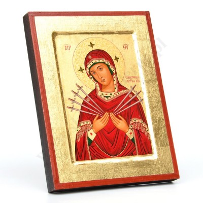 SIEDEM MIECZY BOLEŚCI MATKI BOŻEJ - ikona 18 x 23.5 cm - 83567