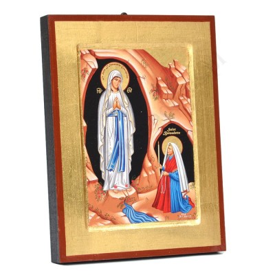 MATKA BOŻA Z LOURDES - ikona 18 x 23.5 cm - 83546