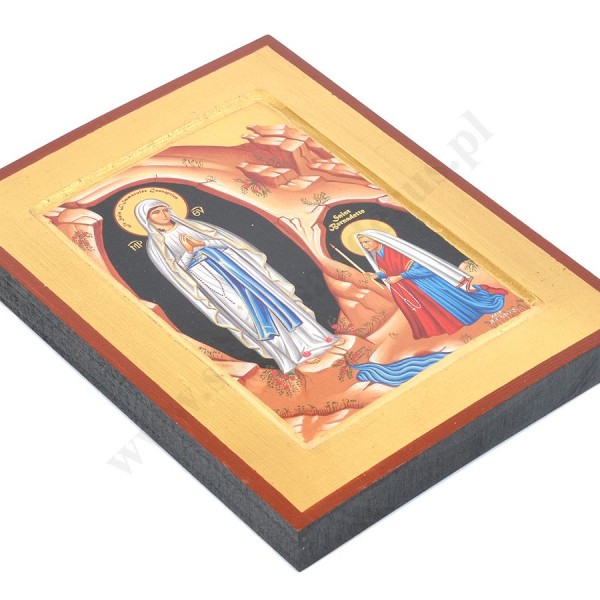 MATKA BOŻA Z LOURDES - ikona 18 x 23.5 cm - 83546