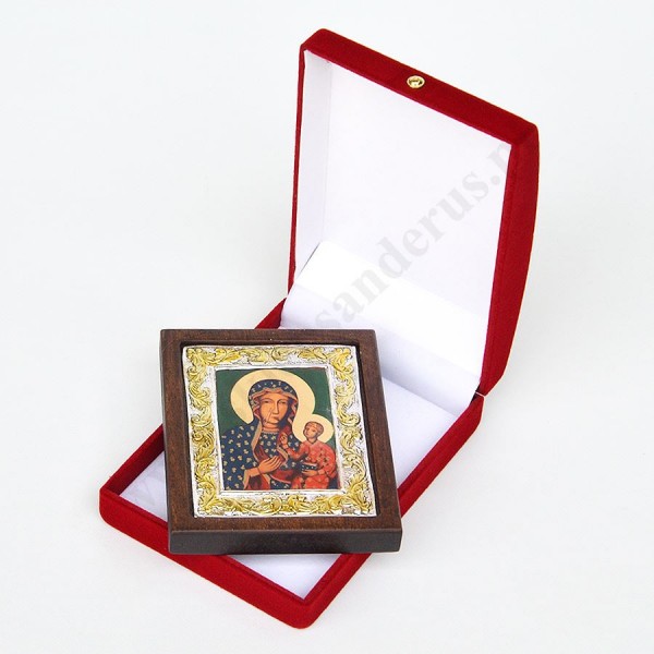 MATKA BOŻA CZĘSTOCHOWSKA - ikona w etui 8.2 x 10 cm - 72916