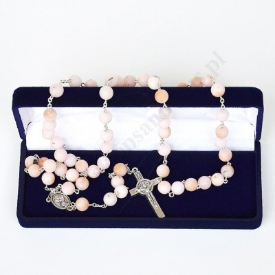 RÓŻANIEC OPAL RÓŻOWY W ETUI - 87158
