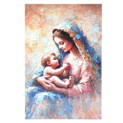 MATKA BOŻA Z DZIECIĄTKIEM - obraz 13 x 19 cm - 90944