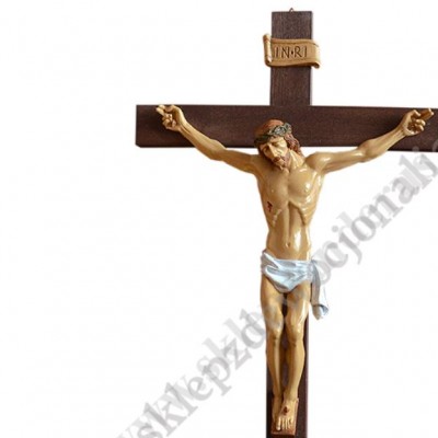 KRZYŻ DREWNIANY - wys.54 cm - 2062