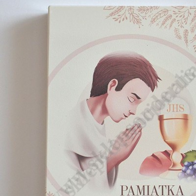 PAMIĄTKA I KOMUNII ŚWIĘTEJ - 13 x 19 cm - 10675