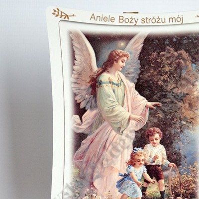 ANIOŁ STRÓŻ - obrazek 11.5 x 16 cm - 75100