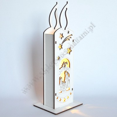 ŚWIECA LAMPION - wys. 23 cm - 87970