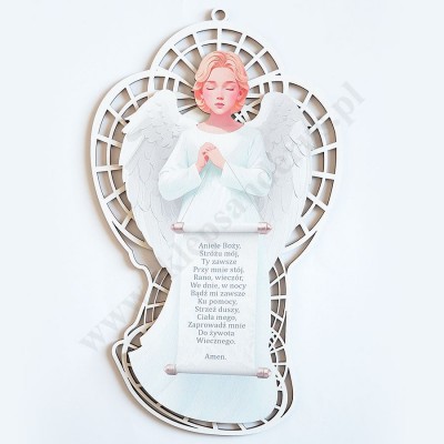 ANIOŁ STRÓŻ CHŁOPIEC - wys.29 cm - 79106