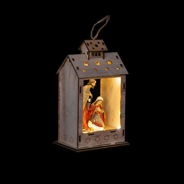 LAMPION ŚWIĘTA RODZINA - wys. 19 cm - 30083
