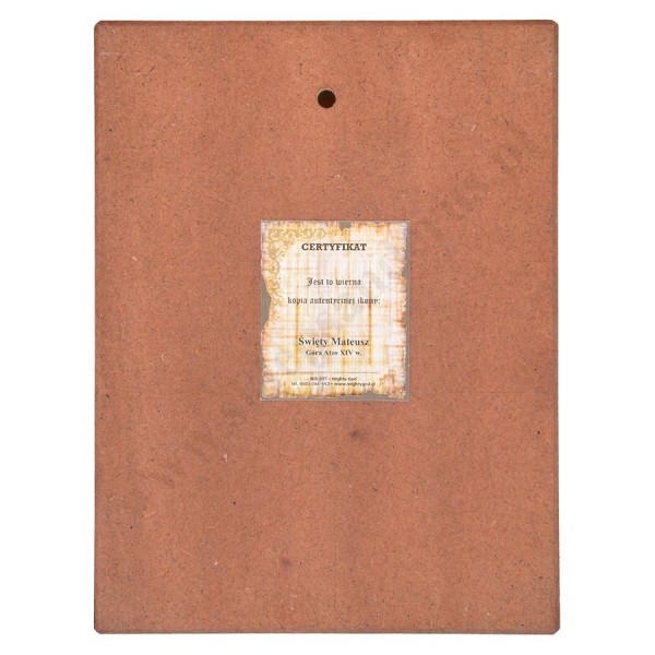 ŚWIĘTY MATEUSZ - format 15.5 x 20.5 cm - 60254