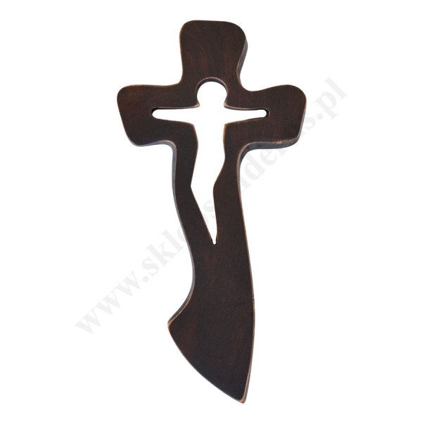 KRZYŻ DREWNIANY - wys. 20 cm - 56062
