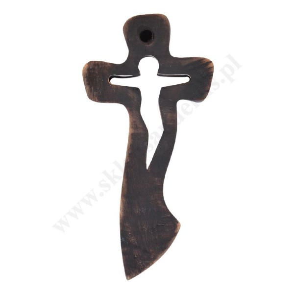 KRZYŻ DREWNIANY - wys. 20 cm - 56062