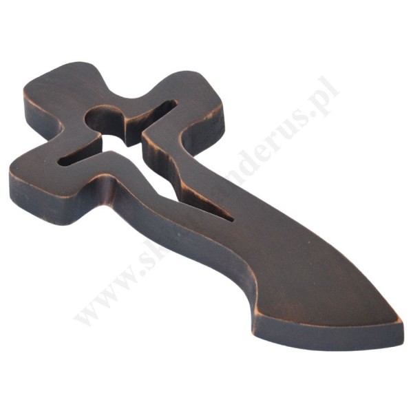 KRZYŻ DREWNIANY - wys. 20 cm - 56062