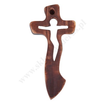 KRZYŻ DREWNIANY - wys. 19.5 cm - 56063