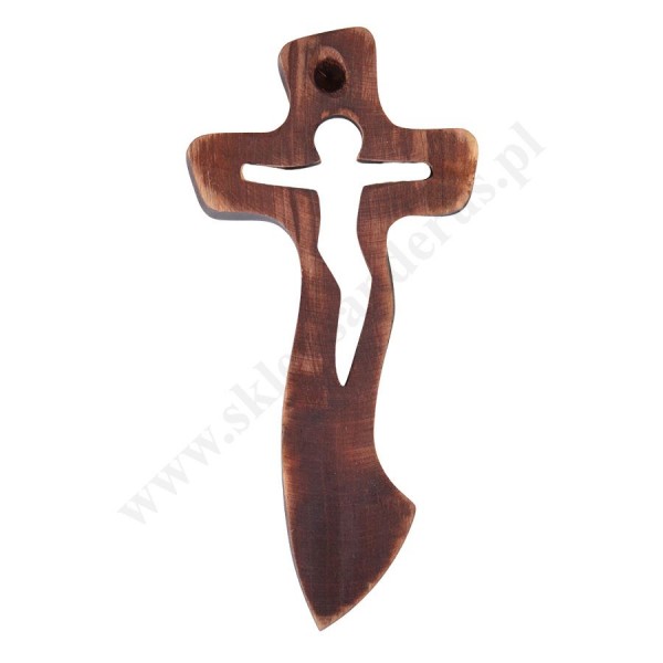 KRZYŻ DREWNIANY - wys. 19.5 cm - 56063