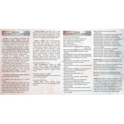 NABOŻEŃSTWO DO MIŁOSIERDZIA BOŻEGO - folder - 47485