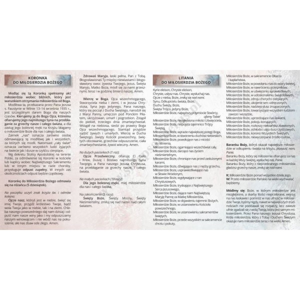 NABOŻEŃSTWO DO MIŁOSIERDZIA BOŻEGO - folder - 47485