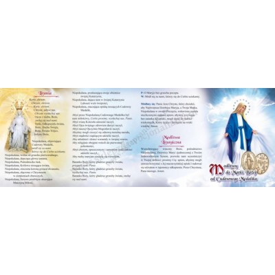 MODLITWY DO MATKI BOŻEJ OD CUDOWNEGO MEDALIKA - folder - 67163