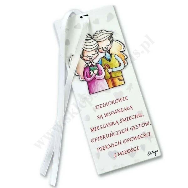 DZIADKOWIE - obrazek 6 x 15 cm - ES0512414PL