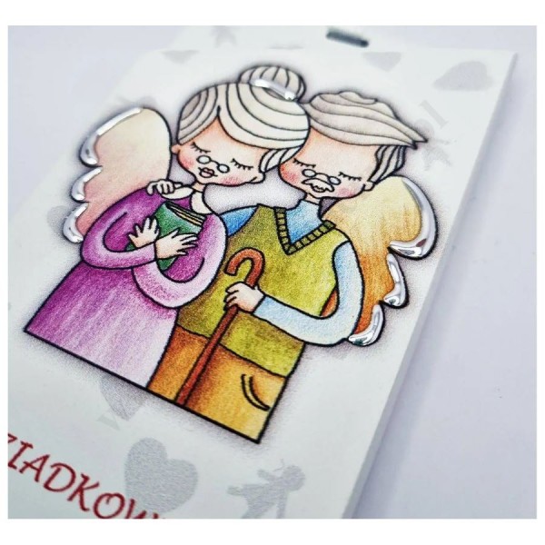 DZIADKOWIE - obrazek 6 x 15 cm - ES0512414PL