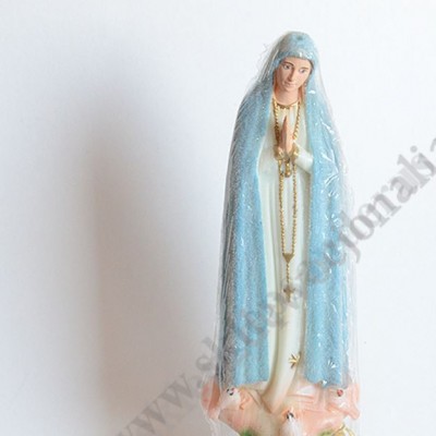 MATKA BOŻA FATIMSKA - figura zmieniająca kolor szaty - wys. 20.5 cm - 3803