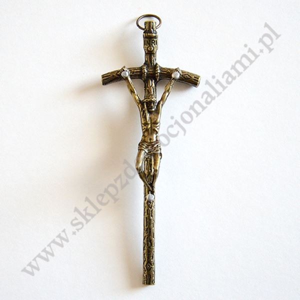 KRZYŻ METALOWY - wys.10.5 cm - 72482