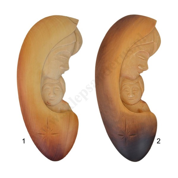 MATKA BOŻA Z DZIECIĄTKIEM - płaskorzeźba wys. 35.5 cm - 56168