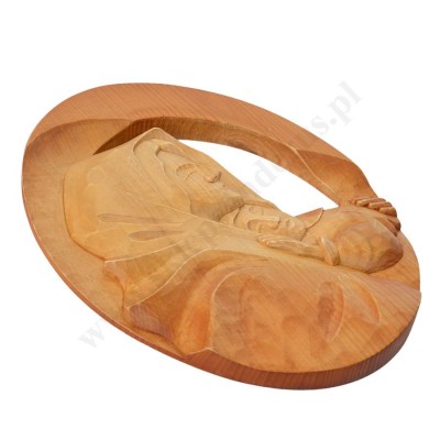 MATKA BOŻA Z DZIECIĄTKIEM - płaskorzeźba wys. 39 cm - 56162