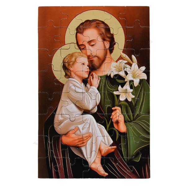 ŚWIĘTY JÓZEF - PUZZLE 13 x 20 cm - 40 ELEMENTÓW - 30125