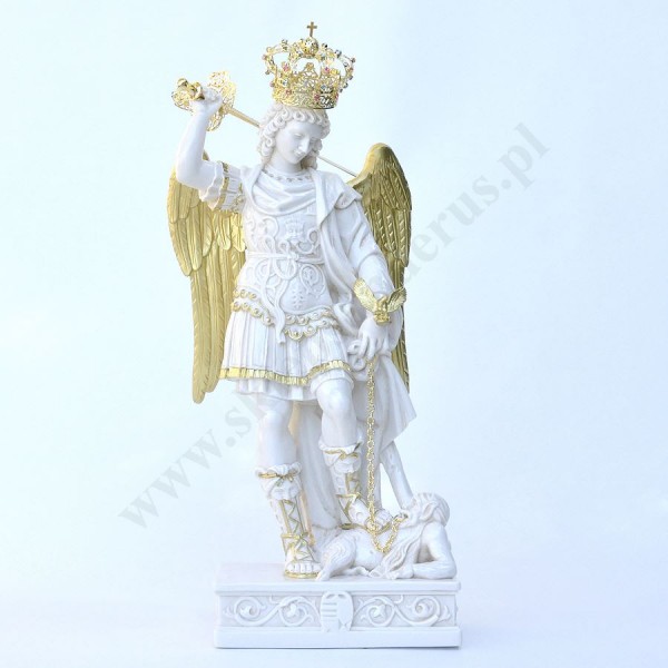 ŚWIĘTY MICHAŁ ARCHANIOŁ Z GARGANO - wys. 64 cm - 1177