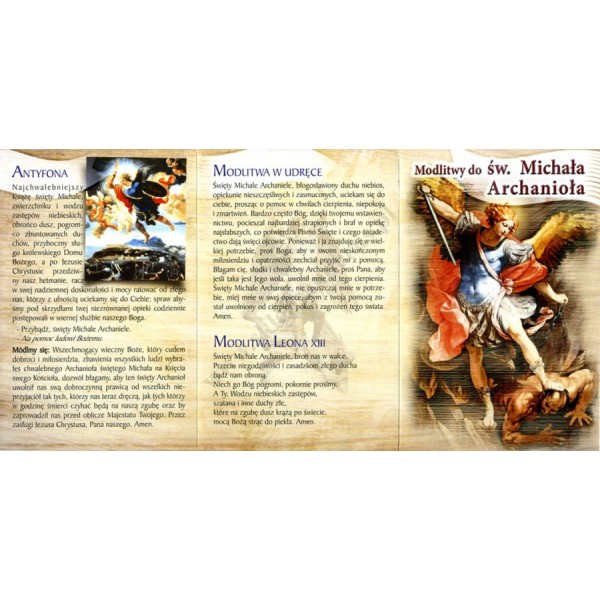 MODLITWY DO ŚW.MICHAŁA ARCHANIOŁA - folder - 67220