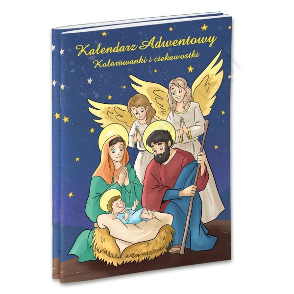 KALENDARZ ADWENTOWY. KOLOROWANKI I CIEKAWOSTKI
