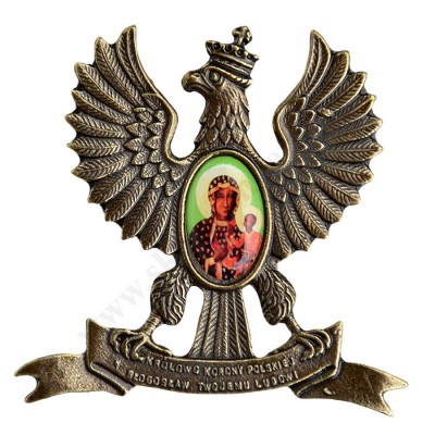ORZEŁ Z MATKĄ BOŻĄ CZĘSTOCHOWSKĄ - magnes wys. 8.3 cm - 30302