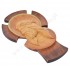 KRZYŻ DREWNIANY KORONA CIERNIOWA - wys. 35 cm - 56055