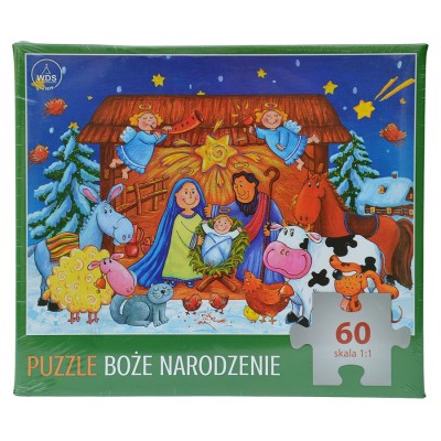 BOŻE NARODZENIE - puzzle 60 elementów - 9173