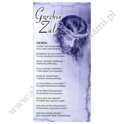 GORZKIE ŻALE - FOLDER