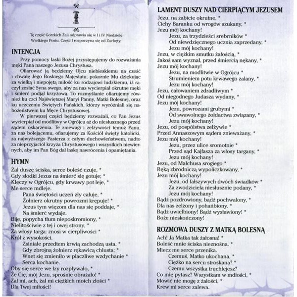 GORZKIE ŻALE - FOLDER