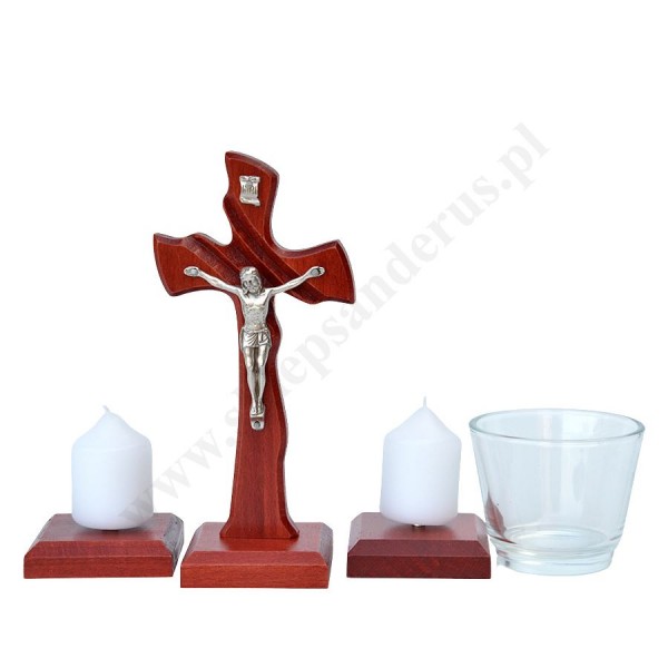 KOMPLET KOLĘDOWY DREWNIANY - 66276