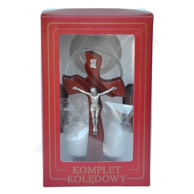 KOMPLET KOLĘDOWY DREWNIANY - 66276