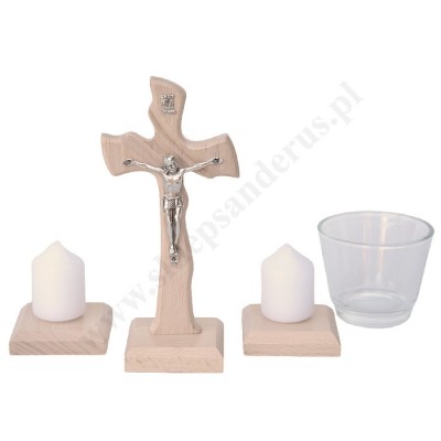 KOMPLET KOLĘDOWY DREWNIANY - 87595