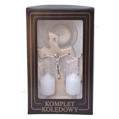 KOMPLET KOLĘDOWY DREWNIANY - 87595