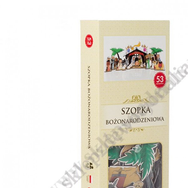 SZOPKA BOŻONARODZENIOWA - puzzle przestrzenne drewniane - 0826