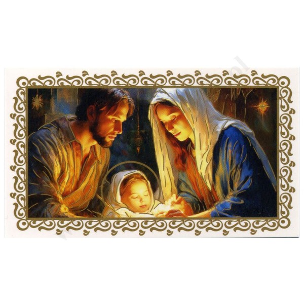 OBRAZEK KOLĘDOWY UV - FORMAT 11 x 6.5 cm - PACZKA 100 szt. - 30280