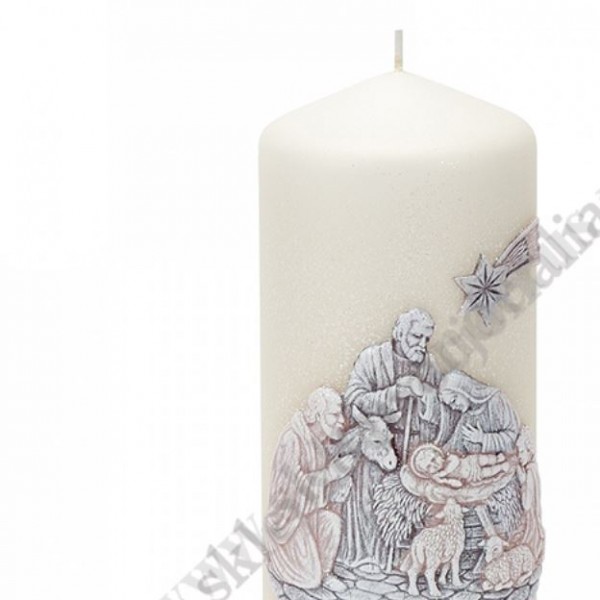 ŚWIECA BOŻE NARODZENIE - wys.15 cm - 78562