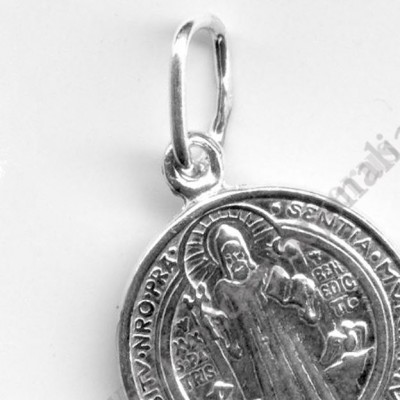 MEDALIK ŚW.BENEDYKTA - wys.1.2 cm