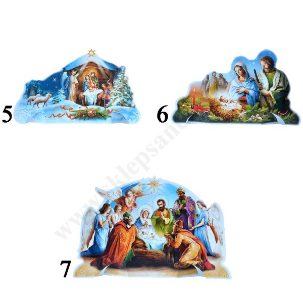 SZOPKA PAPIEROWA MAŁA - mix wzorów - 3209