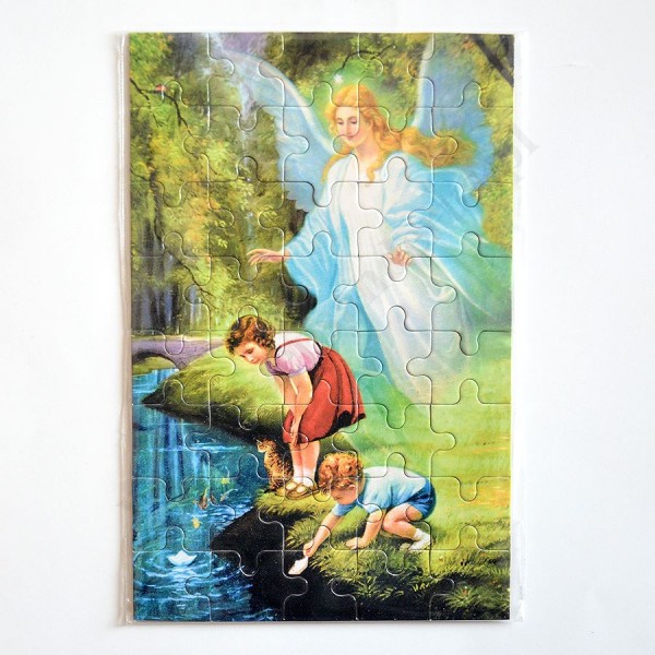ANIOŁ STRÓŻ - PUZZLE 13 x 20 cm - 40 ELEMENTÓW - 79943